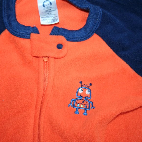 18M Robot Cool Footie Pajamas EUC Gerber Boy 2 pc! - Picture 10 of 16